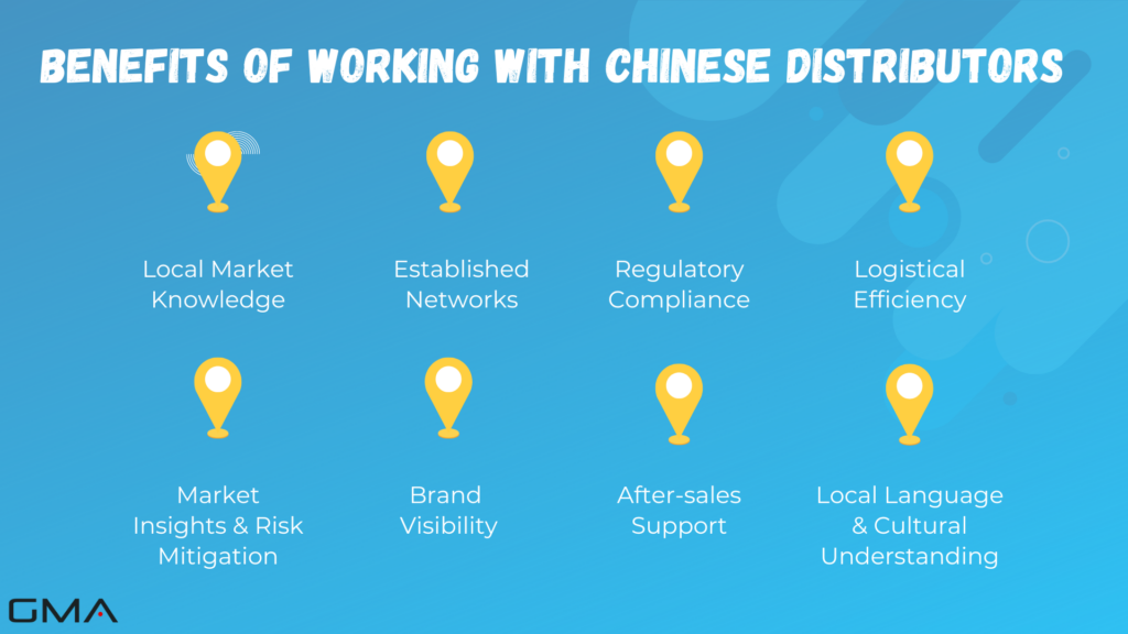 Benefits of working with distributors in China