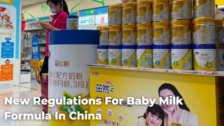 New Regulations For Baby Milk Formula In China